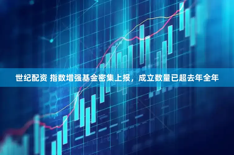 世纪配资 指数增强基金密集上报，成立数量已超去年全年